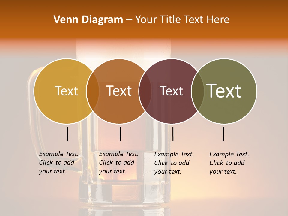 Draft Brown Bubble PowerPoint Template