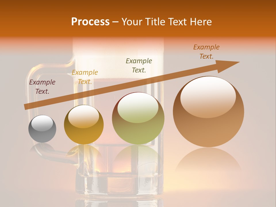 Draft Brown Bubble PowerPoint Template