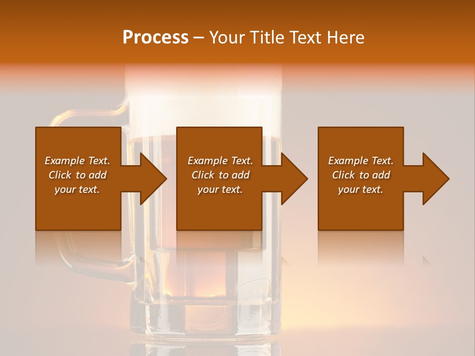 Draft Brown Bubble PowerPoint Template