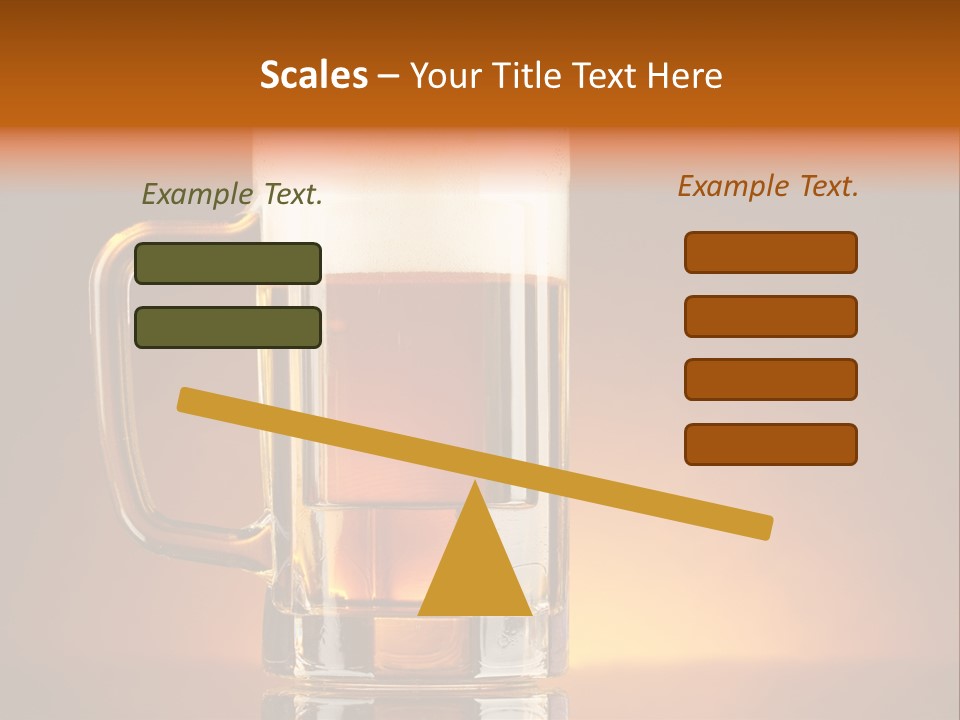 Draft Brown Bubble PowerPoint Template