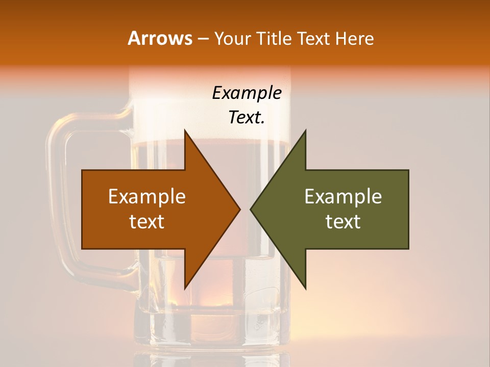 Draft Brown Bubble PowerPoint Template