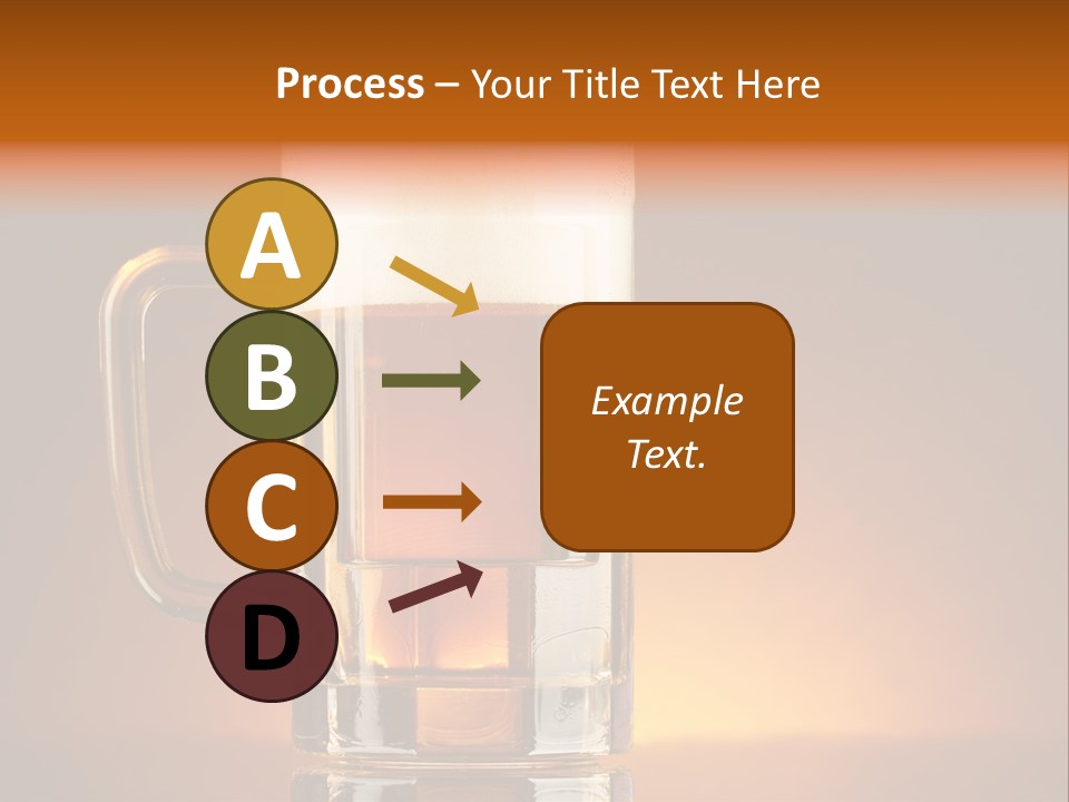 Draft Brown Bubble PowerPoint Template