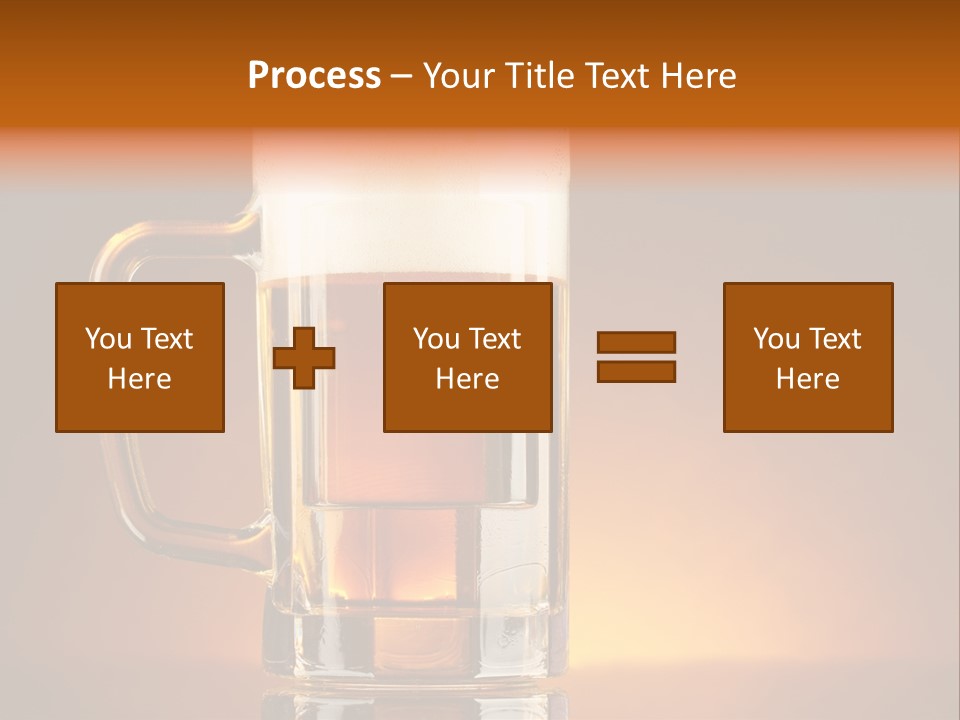 Draft Brown Bubble PowerPoint Template