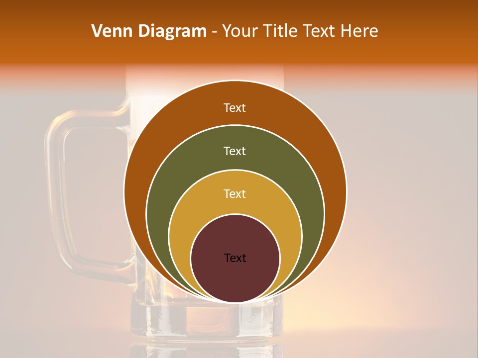 Draft Brown Bubble PowerPoint Template