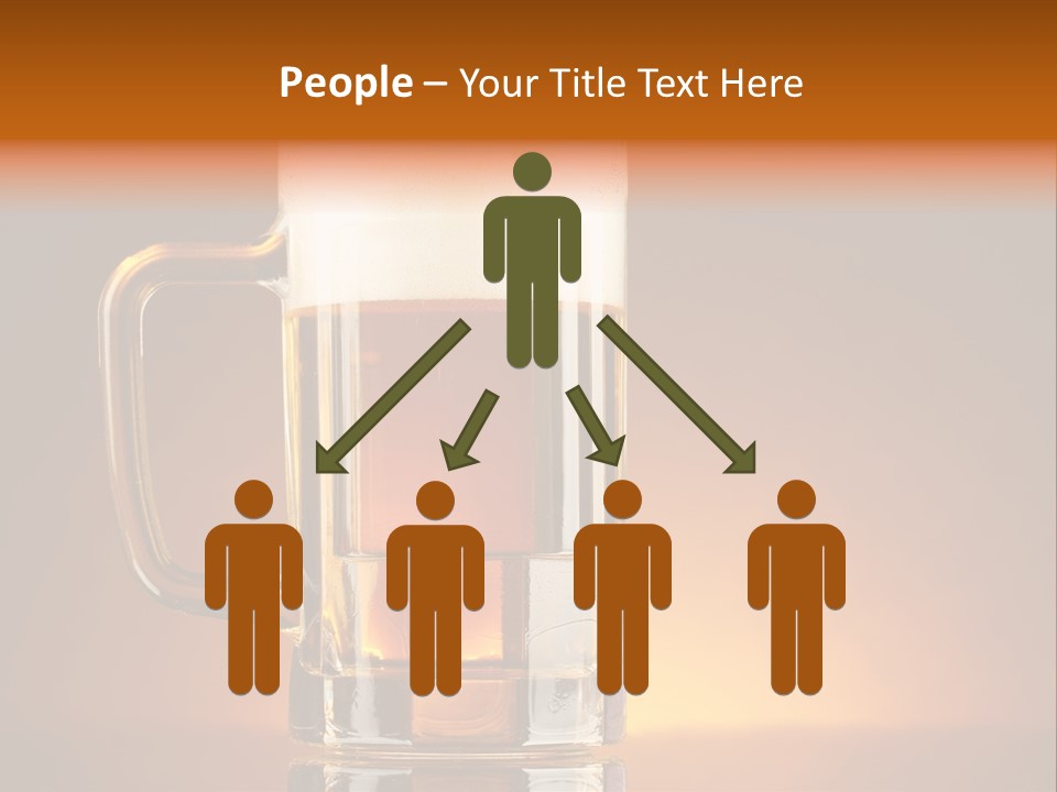 Draft Brown Bubble PowerPoint Template