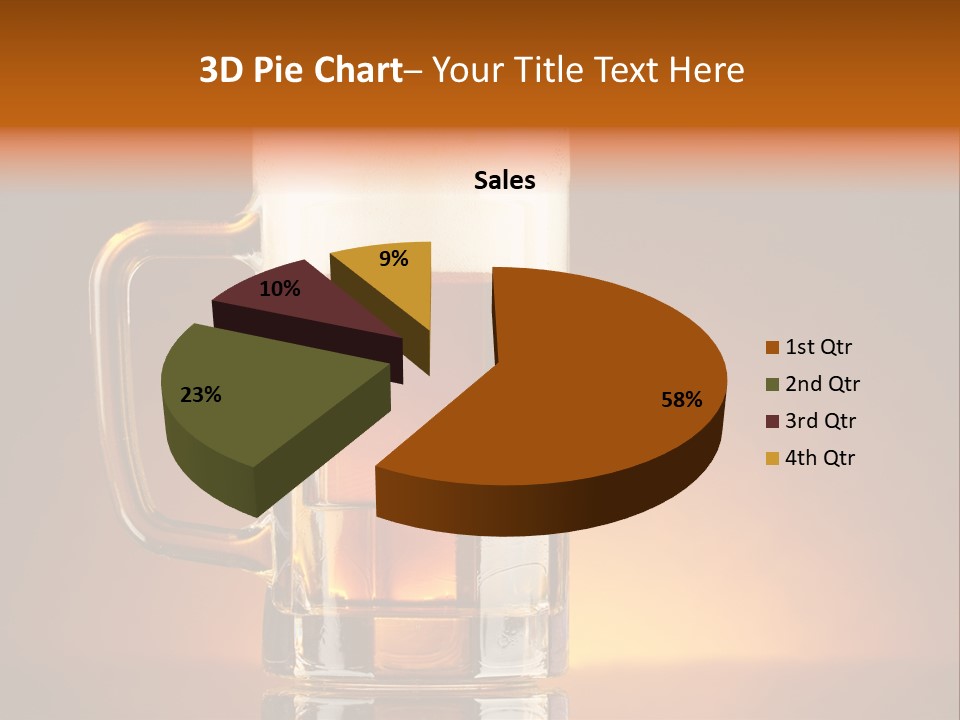 Draft Brown Bubble PowerPoint Template