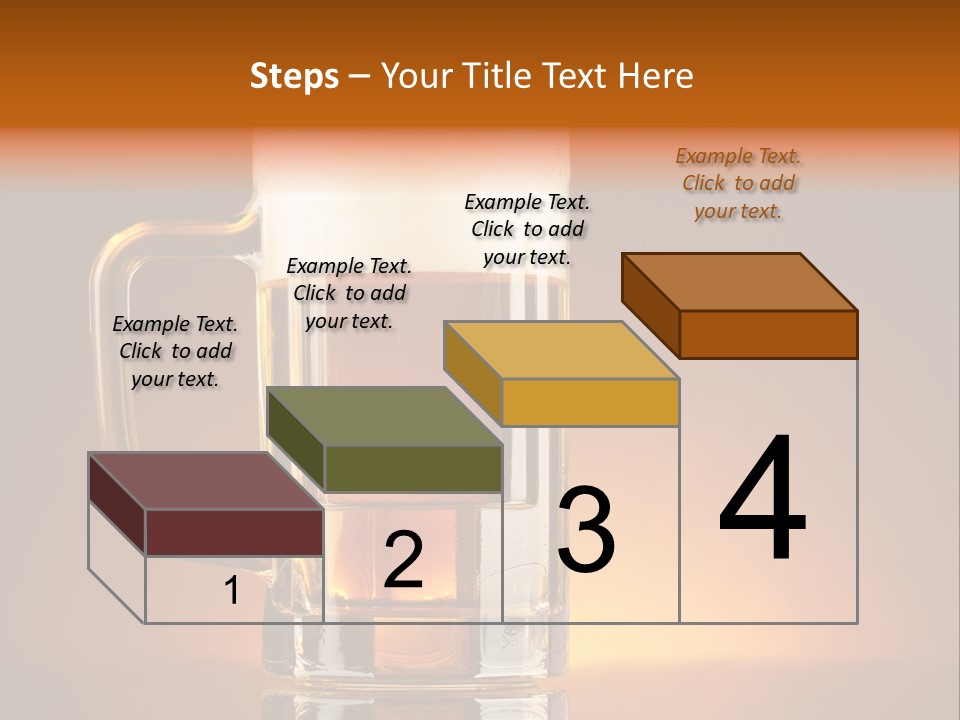 Draft Brown Bubble PowerPoint Template