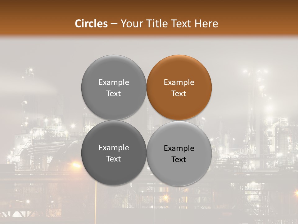 Smoke Power Sunset PowerPoint Template