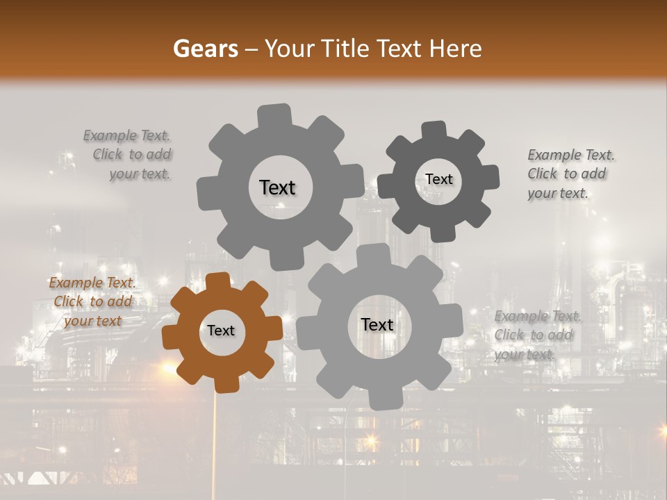 Smoke Power Sunset PowerPoint Template