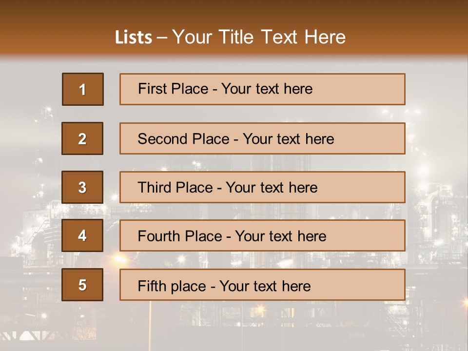 Smoke Power Sunset PowerPoint Template