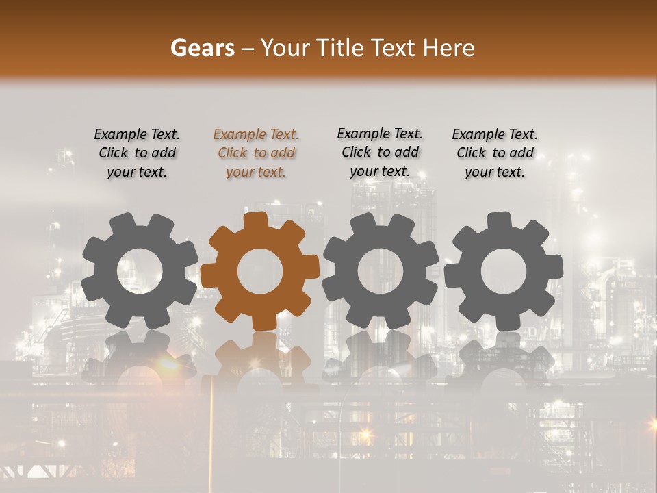 Smoke Power Sunset PowerPoint Template