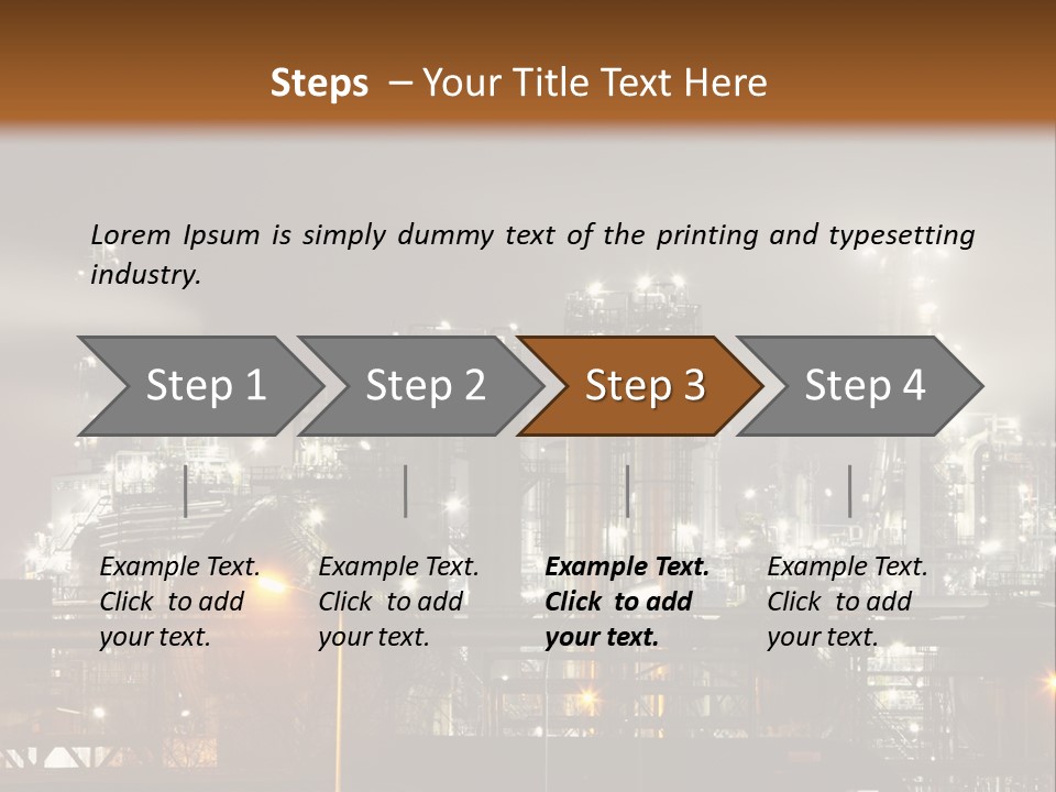 Smoke Power Sunset PowerPoint Template
