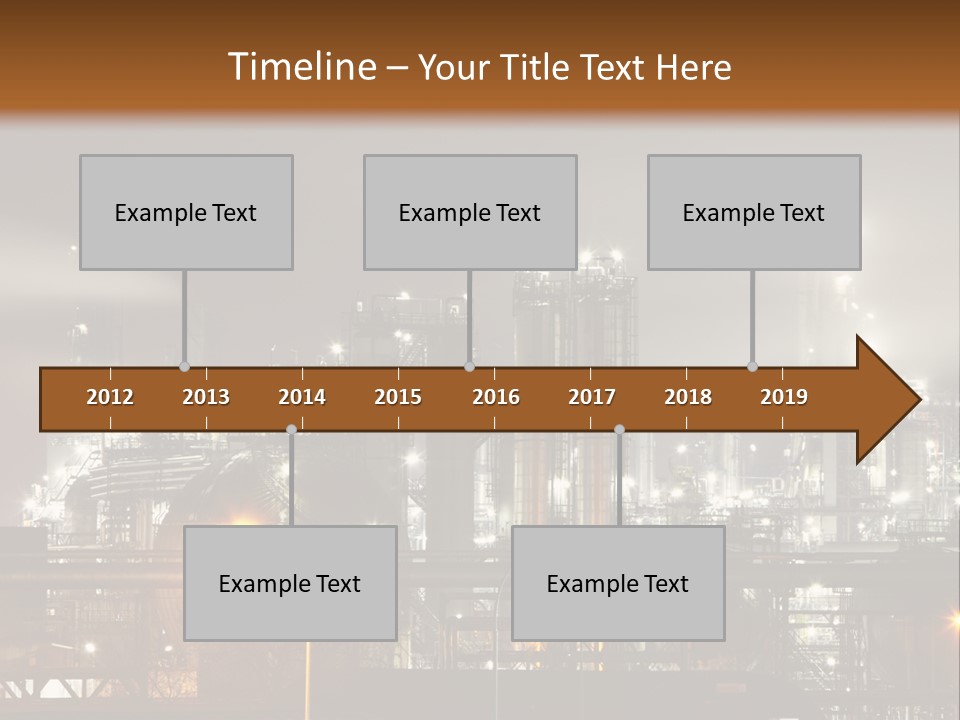 Smoke Power Sunset PowerPoint Template