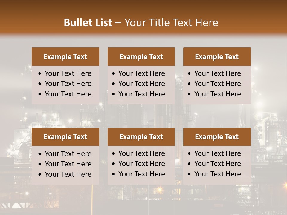 Smoke Power Sunset PowerPoint Template