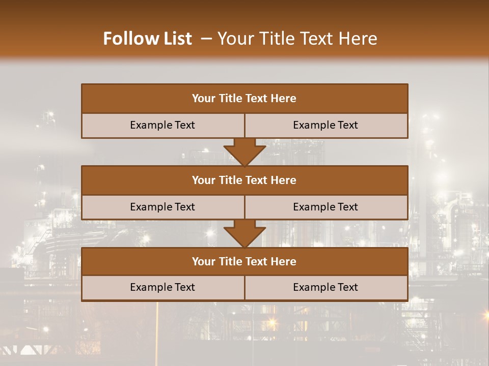 Smoke Power Sunset PowerPoint Template