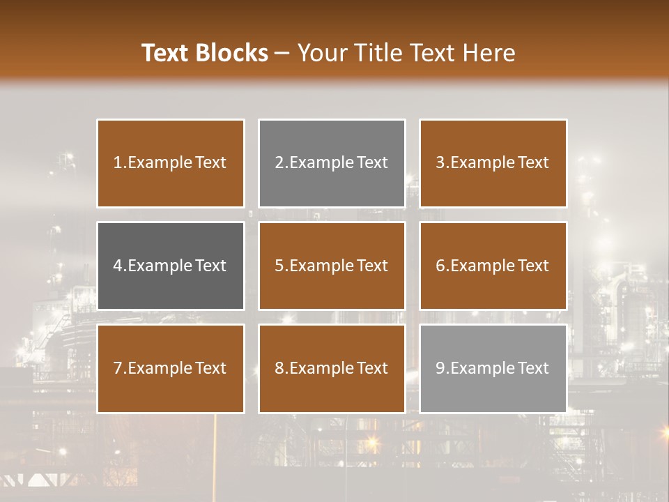 Smoke Power Sunset PowerPoint Template