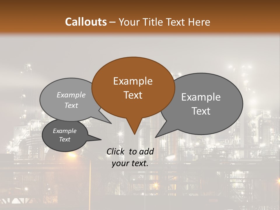 Smoke Power Sunset PowerPoint Template