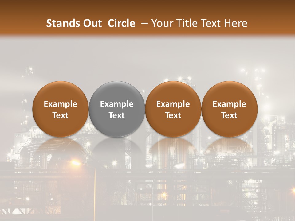 Smoke Power Sunset PowerPoint Template