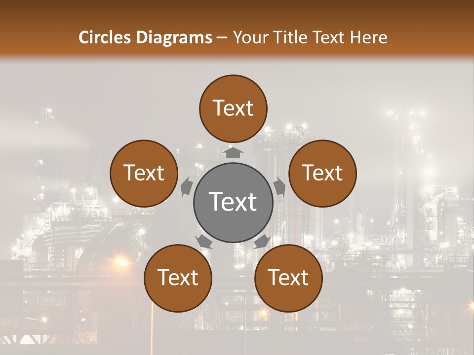 Smoke Power Sunset PowerPoint Template