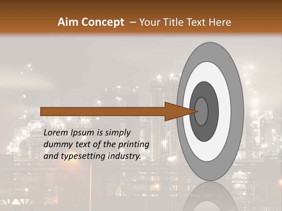 Smoke Power Sunset PowerPoint Template