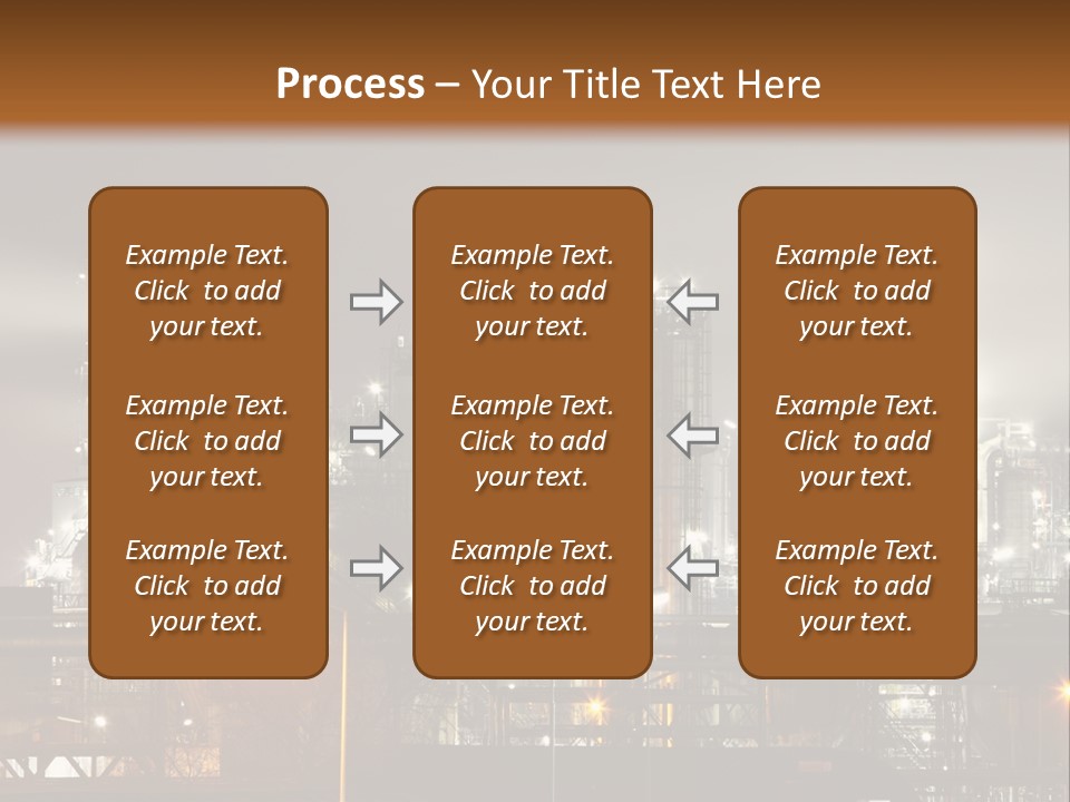 Smoke Power Sunset PowerPoint Template