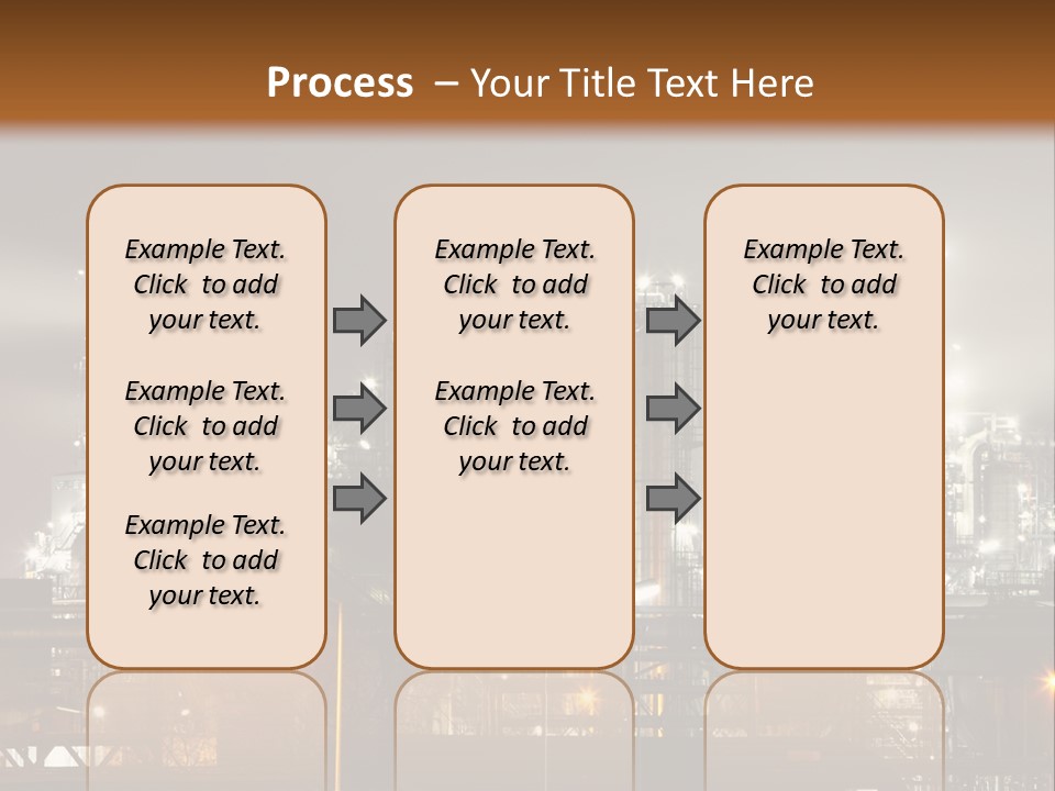Smoke Power Sunset PowerPoint Template