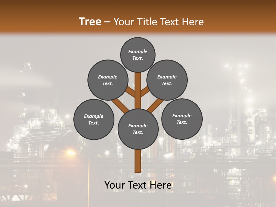 Smoke Power Sunset PowerPoint Template