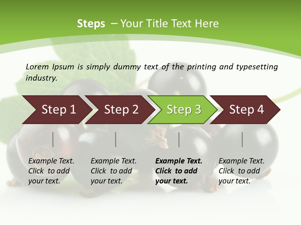 Meal Black One PowerPoint Template