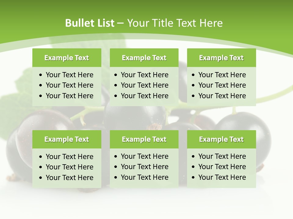 Meal Black One PowerPoint Template