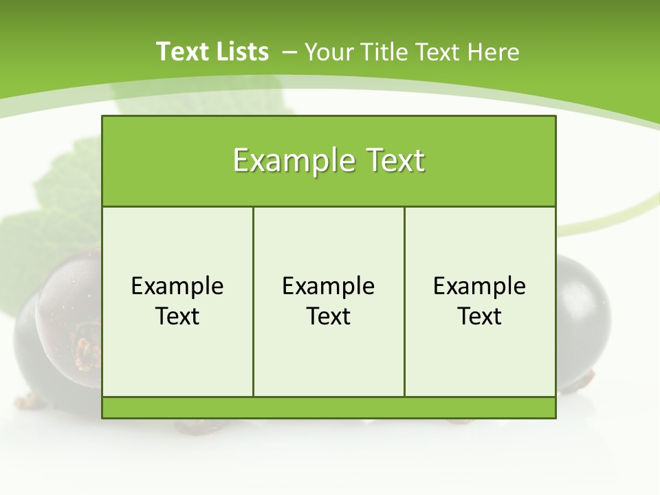 Meal Black One PowerPoint Template