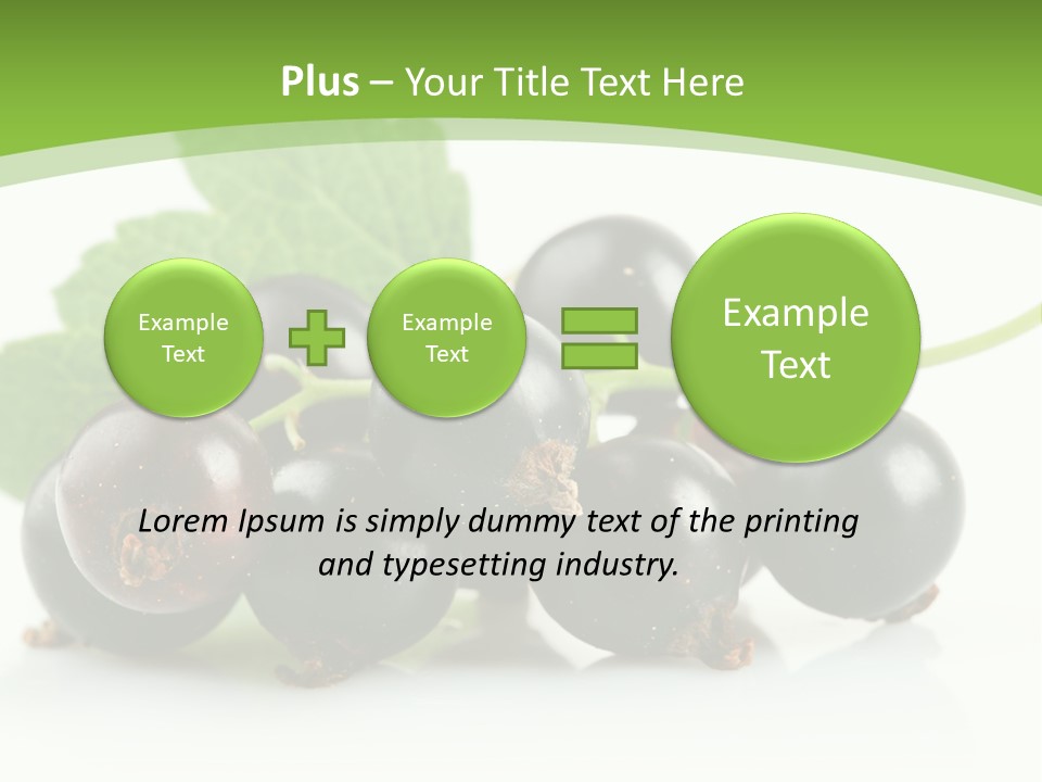 Meal Black One PowerPoint Template