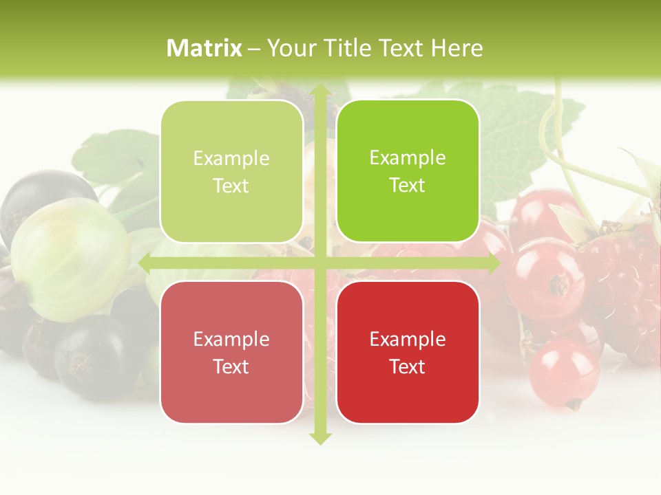 Berry Juicy Horizontal PowerPoint Template