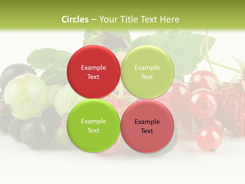 Berry Juicy Horizontal PowerPoint Template