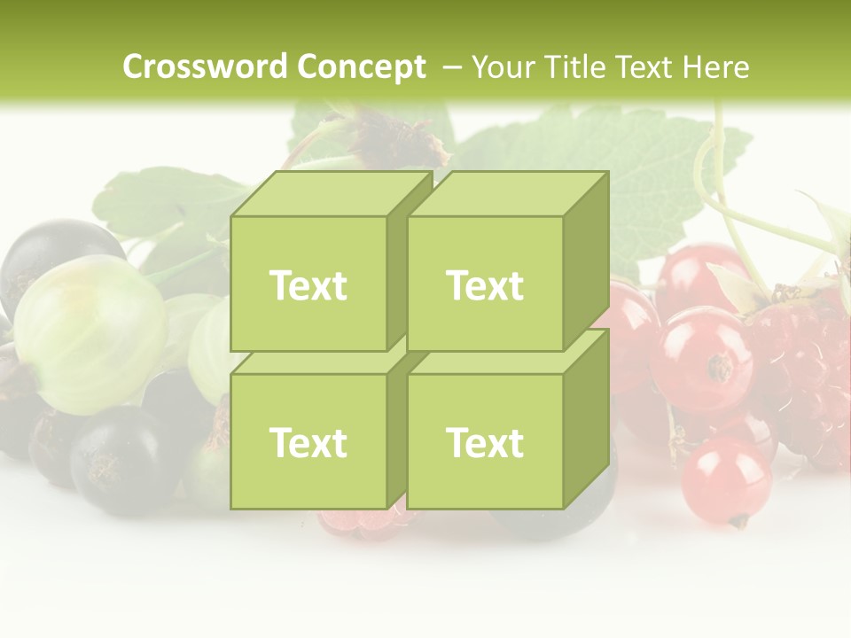 Berry Juicy Horizontal PowerPoint Template