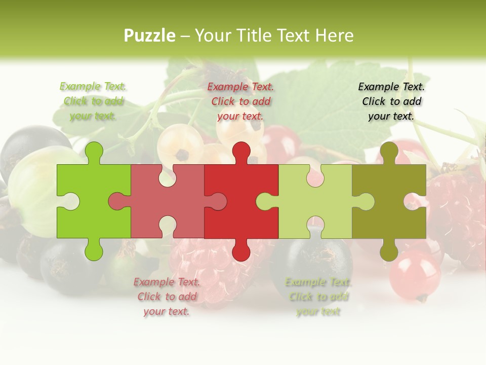 Berry Juicy Horizontal PowerPoint Template