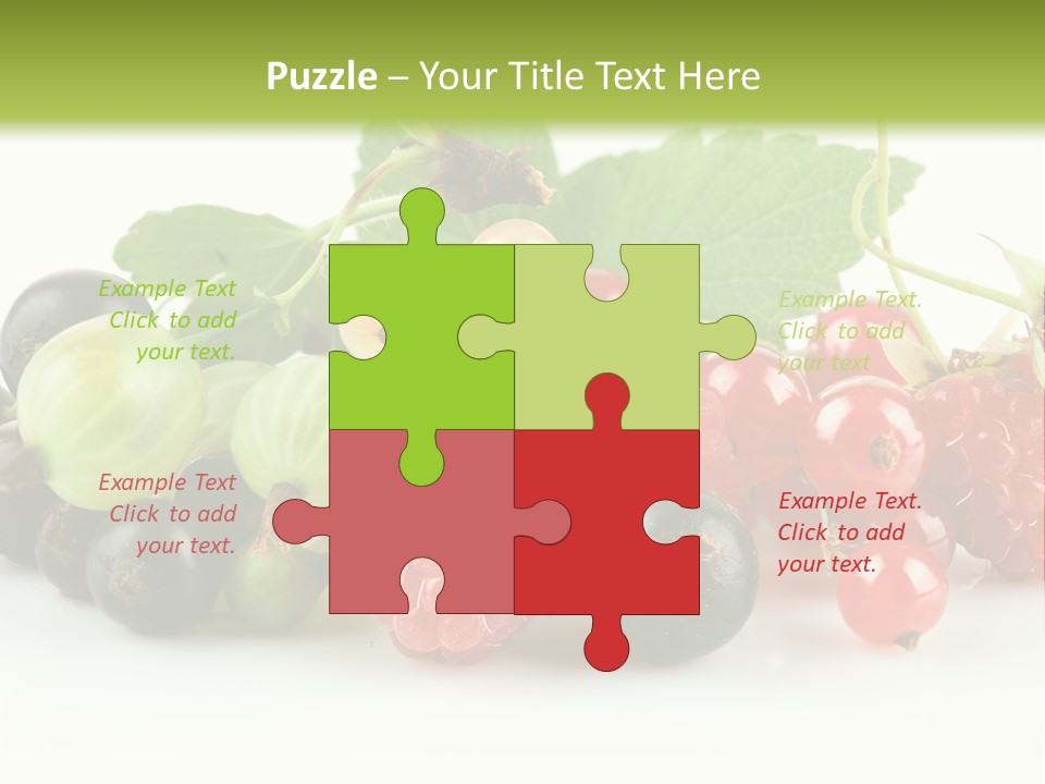 Berry Juicy Horizontal PowerPoint Template