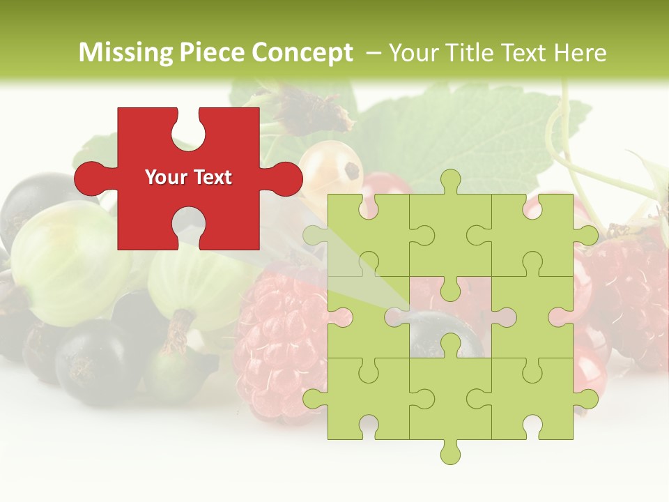 Berry Juicy Horizontal PowerPoint Template