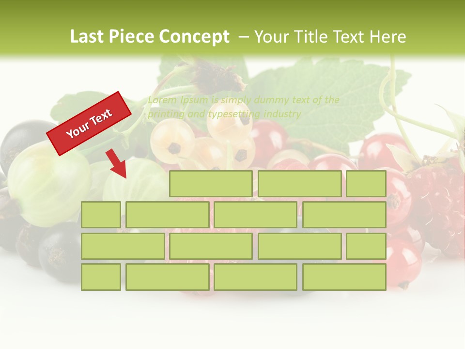 Berry Juicy Horizontal PowerPoint Template