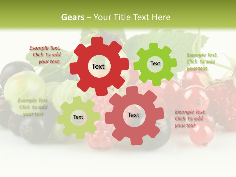 Berry Juicy Horizontal PowerPoint Template