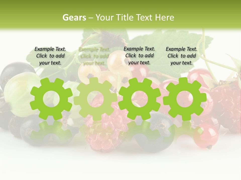 Berry Juicy Horizontal PowerPoint Template