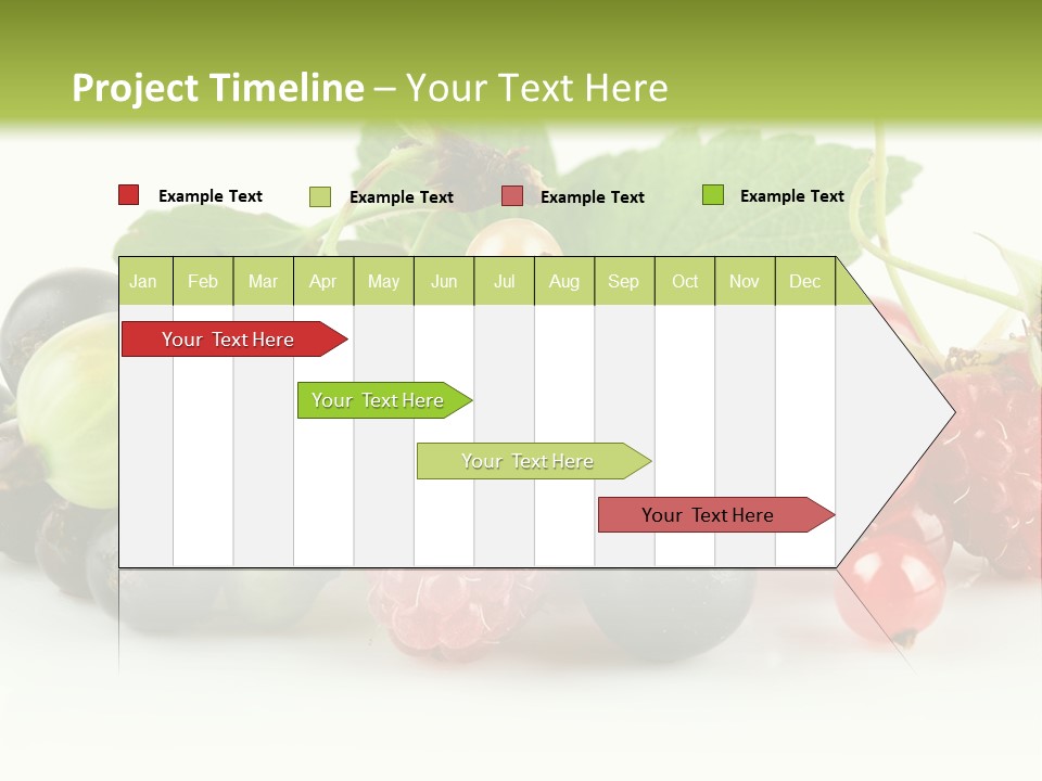 Berry Juicy Horizontal PowerPoint Template