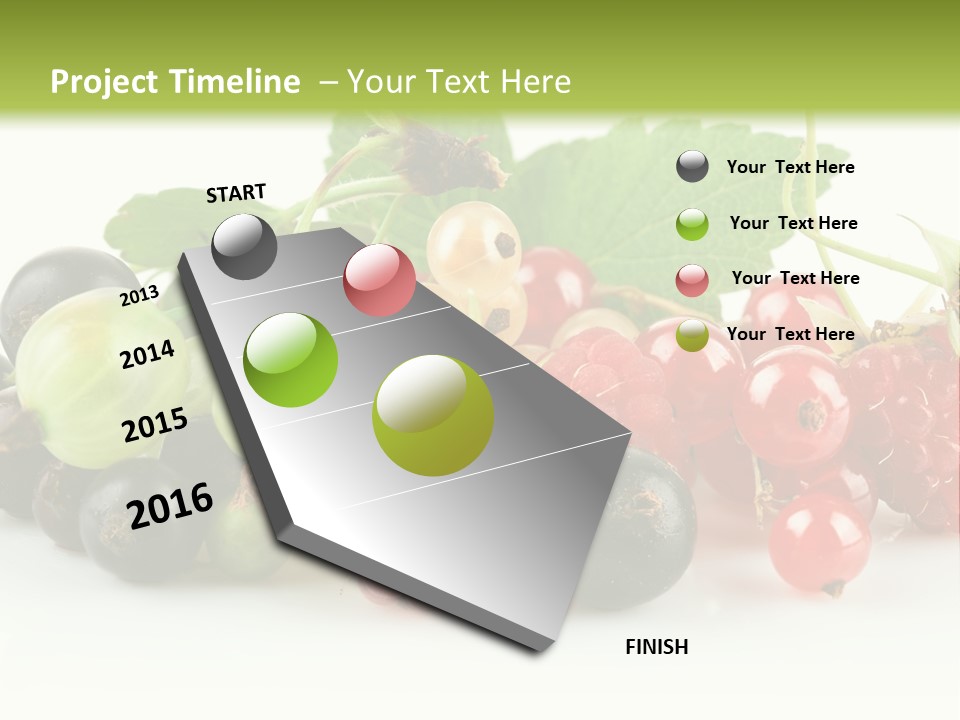 Berry Juicy Horizontal PowerPoint Template