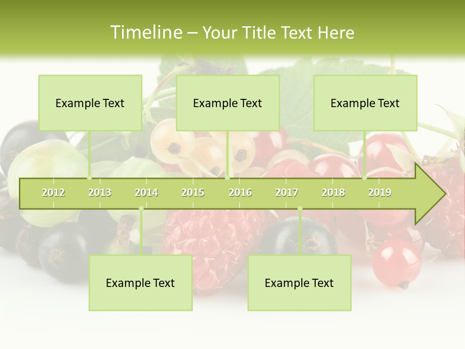 Berry Juicy Horizontal PowerPoint Template