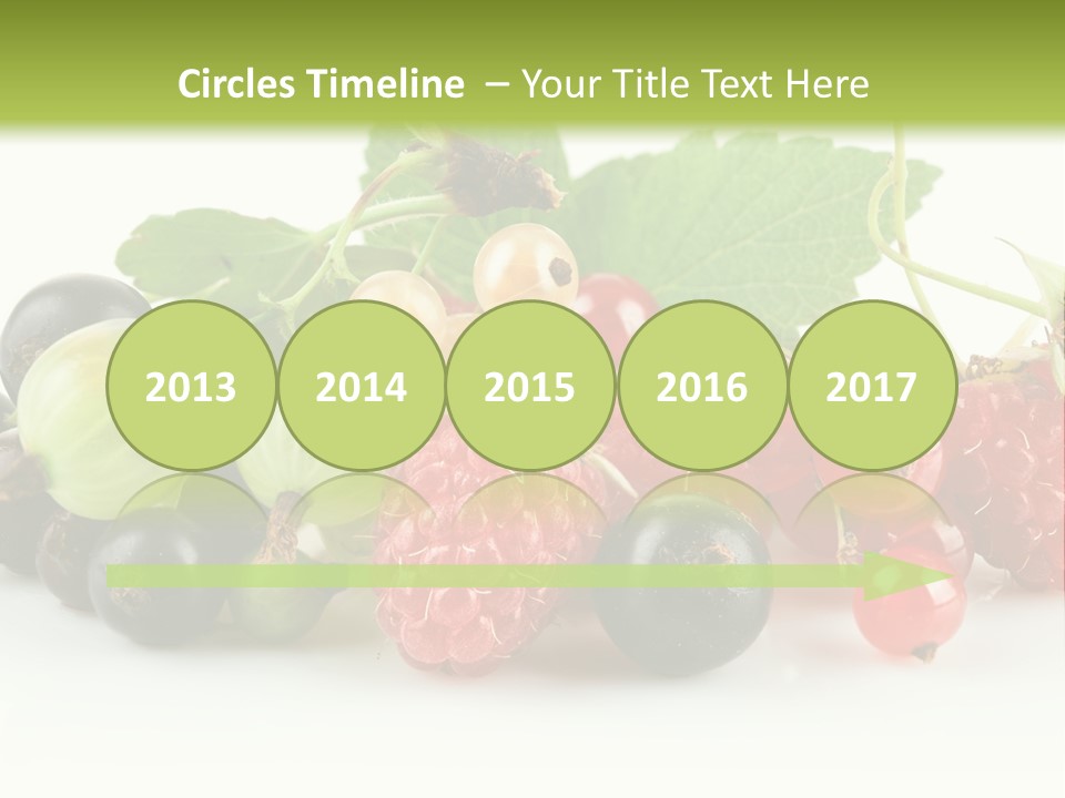 Berry Juicy Horizontal PowerPoint Template