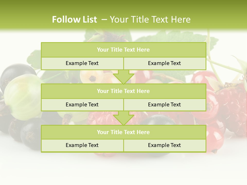Berry Juicy Horizontal PowerPoint Template