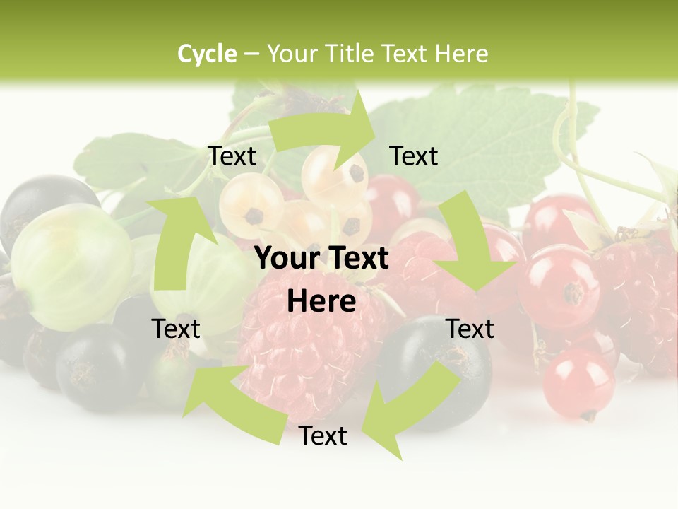 Berry Juicy Horizontal PowerPoint Template