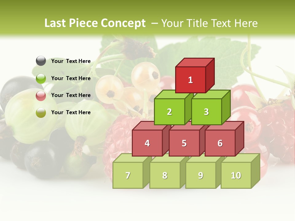 Berry Juicy Horizontal PowerPoint Template