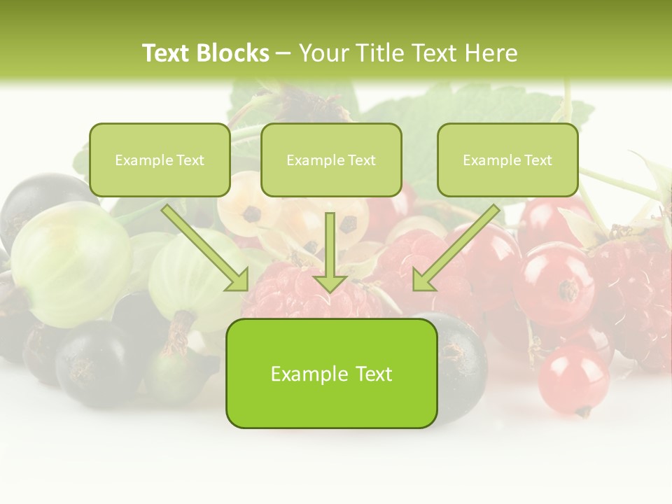 Berry Juicy Horizontal PowerPoint Template