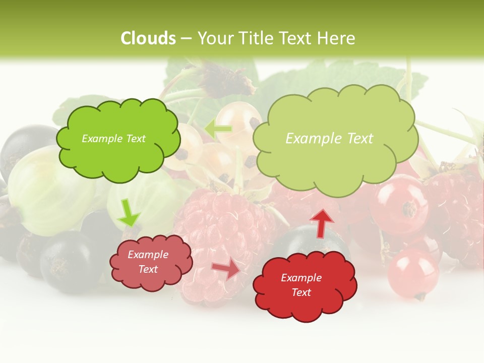 Berry Juicy Horizontal PowerPoint Template