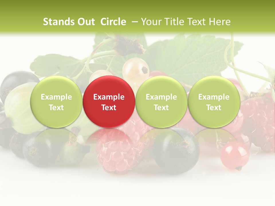 Berry Juicy Horizontal PowerPoint Template